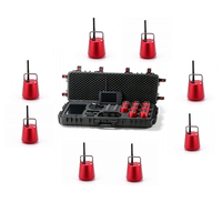 Detector de Víctimas Subterráneas para Accidentes en Minas, con 10 Sondas, Conexión Visual, Audio, Micro-Sísmico, Alcance Inalámbrico de 100m