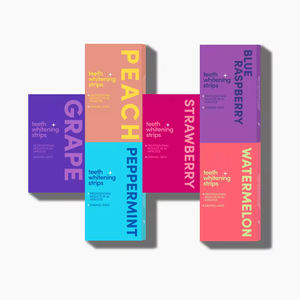 Tiras secas antideslizantes OEM con logotipo personalizado sabor afrutado tiras blanqueadoras de dientes PAP para dientes sensibles - Product Image 4