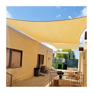 Hot Selling Sun Shade Sail New Virgin Hdpe Material Uv Blocked Knitted Fabric Outdoor Shades