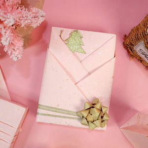 Personalizado 80g lujo estampado en caliente fiesta de cumpleaños del Día de San Valentín 43*300 cm embalaje de regalo de Navidad caja de cosméticos papel de regalo - Product Image 5