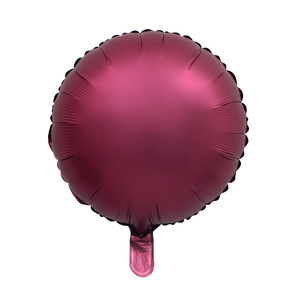 Globos de papel de aluminio metálico de 18 pulgadas Globos redondos de papel de aluminio mate Decoración para fiesta de boda Globos metálicos - Product Image 5