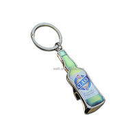 Porte-clés ouvre-bouteille de bière 3D personnalisé personnalisé-Vente en gros de cadeaux promotionnels en alliage de zinc