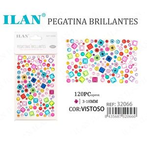 Adesivi Decorativi Multicolore Brillanti Ilan 3-18mm - Product Image 3