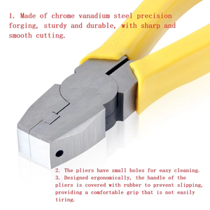 8-inch nhôm Dải kìm, hợp kim nhôm hình chữ V gấp kìm, 90 độ chéo khung ảnh cạnh đóng kìm - Product Image 3