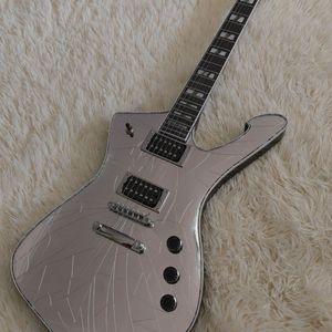 <span class=keywords><strong>Guitarra</strong></span> <span class=keywords><strong>Eléctrica</strong></span> <span class=keywords><strong>IbaneZ</strong></span> de Alta Calidad con Acabado Espejo Ice Crack, Lujosa y de Alta Gama, Ideal para Presentaciones Profesionales - Product Image 4