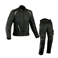 Combinaison de moto en Textile imperméable, combinaison de course de moto Cordura pour hommes, veste de moto et de course automobile 1 pièce