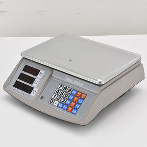 Huaxi 라벨 인쇄 40kg 계량 스케일 바코드 영수증 인쇄 슈퍼마켓 30kg 디지털 가격 계산 기계 저울 - Product Image 6
