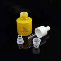 Bouchon de bouteille anti-fuite en PE de 18 mm avec insert compte-goutte et tampon de nettoyage, joint intérieur en plastique transparent pour flacon pipette, personnalisable