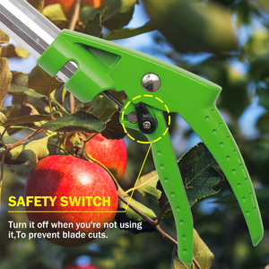 KSEIBI Telescopic <strong>Pole</strong> <strong>Saw</strong> Aluminum Long Reach Garden Shear <strong>Pruning</strong> Cut and Hold Pruner - Product Image 5