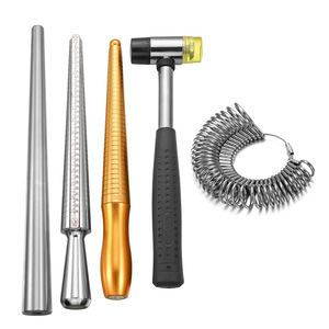 Kit de herramientas para reparación de joyería, calibrador de anillos, expansor de anillos, martillo para hacer anillos - Product Image 1