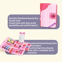 Boîte de cosmétiques pour filles, ensemble de jouets de beauté et de mode, palette de maquillage, livre, kit de maquillage pour enfants