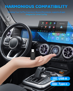 Adaptador Inalámbrico Carplay USB para Auto, CP03, Suministro de Fábrica OEM, <span class=keywords><strong>Precio</strong></span> Económico, Plug and Play 2 en 1, Android Auto - Product Image 4
