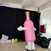 Costume de bouteille de boisson gonflable pour adulte pour l'activité de publicité de magasin de boissons de magasin de bière, costume de bouteille gonflable de Offre Spéciale