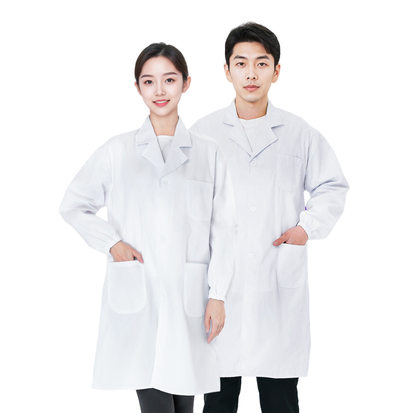 [Premium Polyester Fabric] A2 White Coat 04716
