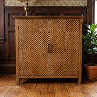 Meuble en bois de style campagnard, accent décoratif pour la maison, 87*36.2*86.36CM, meuble vintage en bois massif pour la décoration du salon