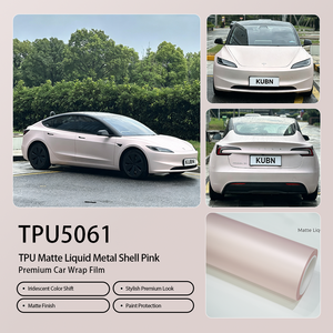 Pellicola TPU Opaca Effetto Metallo Liquido Rosa Anti-Ingiallimento, Applicazione a Umido, Alta Qualità, Specifiche USA, Disponibile <span class=keywords><strong>per</strong></span> Wrapping Completo <span class=keywords><strong>Auto</strong></span>, <span class=keywords><strong>per</strong></span> Fabbriche - Product Image 1