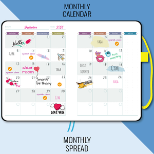 Agenda de Yoga et de Fitness 2027 : Planificateur Quotidien, Objectifs de Vie, Calendrier Hebdomadaire et Mensuel Non Daté, Organiseur et Carnet de Notes - Product Image 5