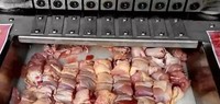 Ainuok Nouvelle machine à découper les cubes de viande en acier inoxydable, épaisseur réglable de 1 à 30 mm, fonctionnement automatique, lame en acier allié 5