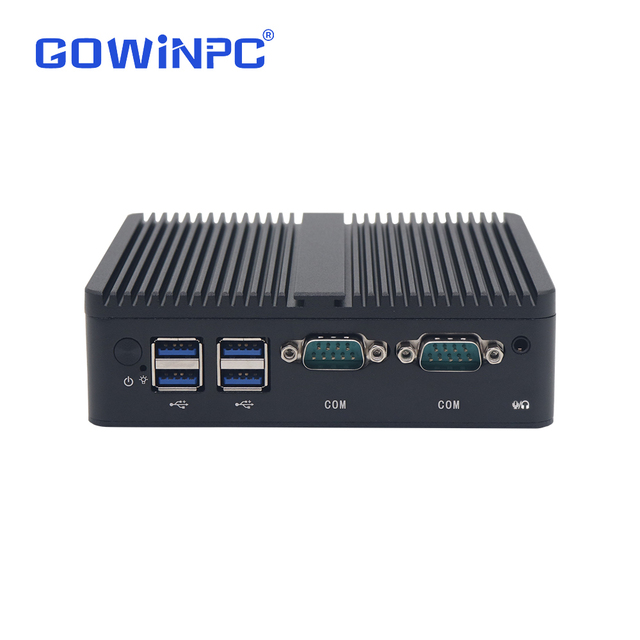 Intel N100 Mini PC Fanless 16GB DDR5 512GB SSD Windows 11 for Office Gaming Industrial Control