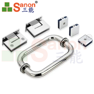 SANON浴室配件不锈钢201 304淋浴滑动玻璃门把手配件 - Product Image 6