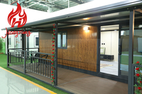 Maison préfabriquée pliable en acier de 20/40 pieds, 2/3 chambres, norme américaine, extensible, pour appartement, salle de sport, hôtel