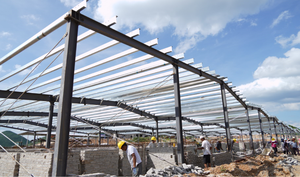 Sistemi di alloggiamento modulare prefabbricati in acciaio per suini, installazione rapida di edifici per allevamenti di pollame, struttura leggera - Product Image 3