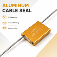 Sello de Seguridad Desechable a Prueba de Manipulaciones ST-CS-HJ1, de Alambre de Acero y Aleación de Aluminio, para Logística de Contenedores