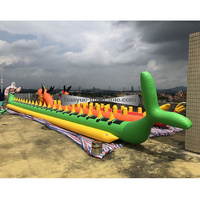 Bateau banane gonflable commercial Dragon pour sports nautiques, remorquable pour jet ski, pontons et tubes gonflables