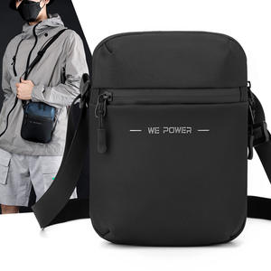WePower Men's Nylon <b>Crossbody</b> <b>Bag</b> <b>Small</b> Lightweight Everyday Shoulder <b>Bag</b> Solid Color Spring 2023 - Product Image 2