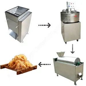 ポークフロス製造機自動調理鶏肉ビーフフロスシュレッダー肉とチキンシュレッダー