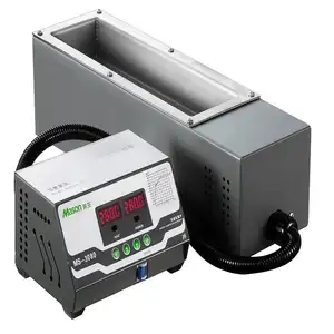 Hoge Kwaliteit MS-3080 1200W Loodvrije Digitale Display Puur Titanium Soldeerpot Tin Smeltkroes Oven Voor Zonne-Lasplaat