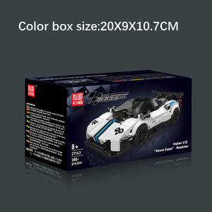 Mould King 27143 Italian V2 Supercar Building <strong>Blocks</strong> 8 Grid Display Box Set Racing Car Model <strong>Bricks</strong> Toy for Kids Christmas gift - Product Image 6