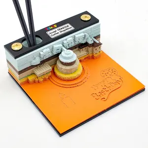1 Buah 160 Lembar Kertas Memo Bantalan 3D Catatan Tongkat Stiker Kenyamanan Kerajinan Kartu Kertas