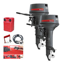Moteur hors-bord sportif E40GMH 40 CV à deux temps avec coque en PVC/aluminium pour le surf en eaux océaniques en Afrique et en Asie du Sud-Est