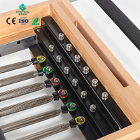 Reformer Pilates en hêtre pour studio de yoga et de Pilates, documents de douane complets pour distributeur en gros