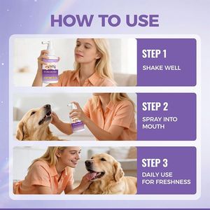 Spray Bucal para Mascotas de Marca Privada para Perros y Gatos, Eliminador de <span class=keywords><strong>Mal</strong></span> <span class=keywords><strong>Aliento</strong></span> con Ingredientes Naturales, Limpia los Dientes, Encías Saludables, Fácil de Usar - Product Image 4