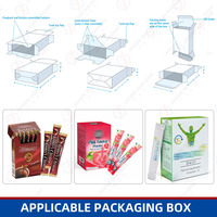 Machine d'emballage automatique multi-voies pour sachets de poudre de kava, machine d'emballage pour petites boîtes