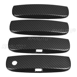 DH0412BK Cubiertas Decorativas para Manijas de Puerta Exteriores de Automóvil, Aspecto Negro/Fibra de Carbono, 4 Unidades, para Dodge Charger 2011-2021 - Product Image 2