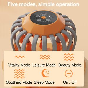 Masseur multifonctionnel haute performance en forme de tête de pieuvre pour le cuir chevelu, favorisant la relaxation et soulageant la douleur - Product Image 3
