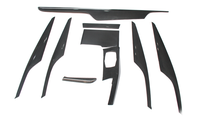 Garniture de tableau de bord en fibre de carbone pour BMW G20 Série 3 G22 Série 4 M340i M440i, panneau de couverture intérieur, accessoires automobiles