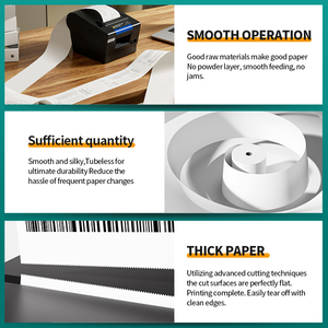 ม้วนกระดาษความร้อน 80x80 มม. ปลอดสาร BPA คุณภาพสูง สำหรับเครื่องพิมพ์ใบเสร็จ POS พิมพ์เร็ว <span class=keywords><strong>50</strong></span> ม้วน/แพ็ค - Product Image 3