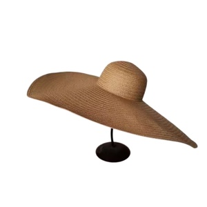 Wholesale Large Brim Floppy Straw <b>Hat</b> <b>Summer</b> Oversize Colorful Beach Sun <b>Hats</b> Foldable Roll up Beach Straw <b>Hat</b> for <b>Summer</b> Travel - Product Image 3