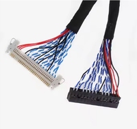Standard-Kabelbaum-Kabel Montage DF14-20P LVDS-Kabel 40-poliges LCD-Bildschirm-Panel-Kabel