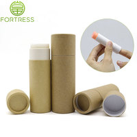 Tube de baume à lèvres biodégradable Déodorant Rouleau cosmétique Emballage Push Up Tubes