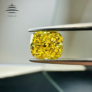 CHANG LAI ขายส่งเพชรทรงคุชชั่น 2.2 กะรัต 3.06 กะรัต  รับรองโดย IGI ระดับความสะอาด VVS สีเหลืองสดใสแฟนซี  เพชรเพาะเลี้ยงในห้องปฏิบัติการ CVD สำหรับเครื่องประดับ - Product Image 3