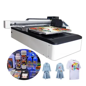 High Speed Printing 6090 UV Inkjet Transfer On Different Kinds Of Material Direct To Film T-shirt Printing DTF UV Printers
