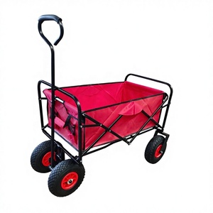 Carrito de Camping Plegable para Exteriores, Playa y Picnic, con <span class=keywords><strong>Ruedas</strong></span> Neumáticas, en Oferta - Product Image 1
