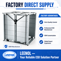 Leenol Factory Direct - Porte-revues ESD SMT entièrement en alliage d'aluminium réglable pour atelier d'assemblage électronique