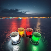 Feux de navigation marine d'obstruction d'aviation à énergie solaire CE