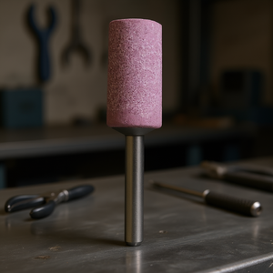 Cylindrical Ceramic <b>Grinding</b> <b>Wheel</b> 40x10 Mm 6 Mm Shank For Precision <b>Grinding</b> - Product Image 3